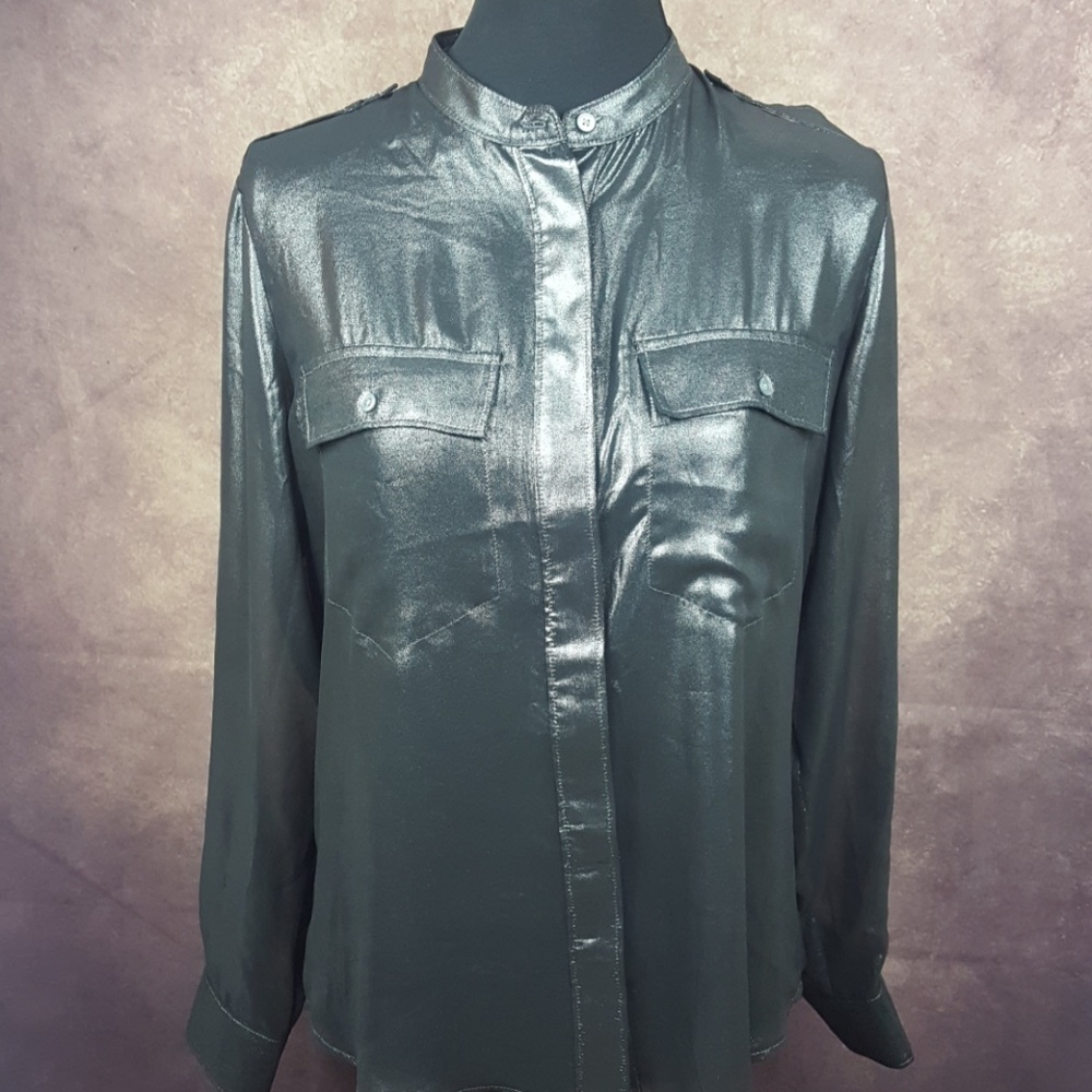 Banana Republic Metallic Top - Size S